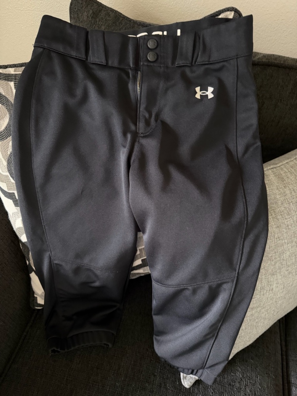 Under Armour Girls Black Softball Pants